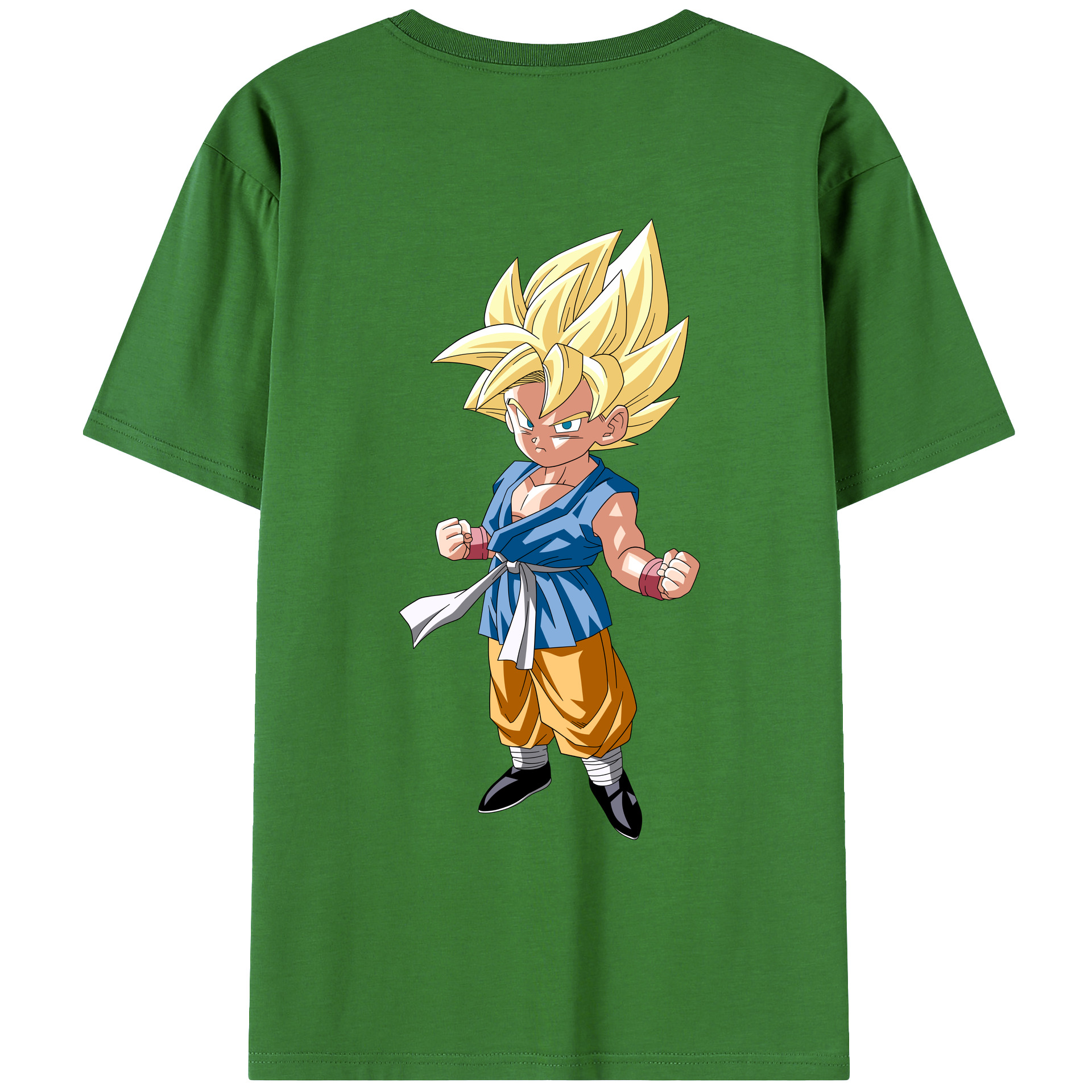 （画像用） ドラゴンボール 孫 悟飯（そんごはん）DRAGON BALL Son Gohan レディース半袖Tシャツ(バックプリント)